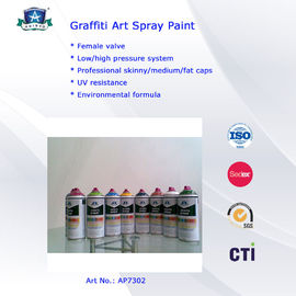 Aerosol Graffiti Art Lacquer Spray Paint 400ml RAL สำหรับ Indoor Outdoor