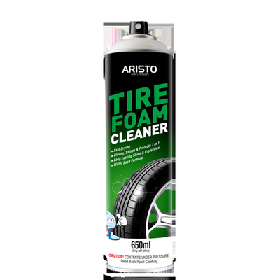 Aristo Tyre Cleaner Spray Tyre Foam Cleaner 600ml ยานยนต์ CTI