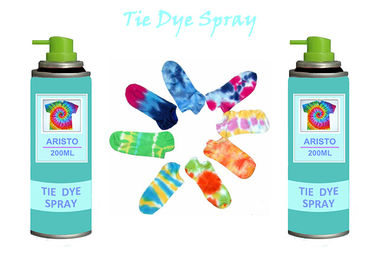 หลากสี 200ml Tie Dye Spray Paint DIY สำหรับเสื้อผ้าผ้าพันคอถุงน่อง