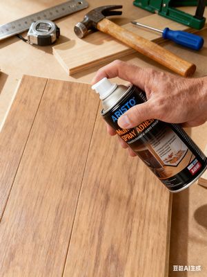 สารสับติดสเปรย์อะคริลิคที่ไม่เป็นพิษอย่างถาวร สําหรับการผูกพันที่แข็งแรงและทนทานในโครงการงานฝีมือและ DIY