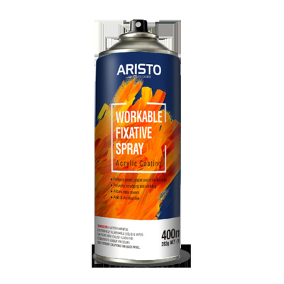 หัวฉีดเข้มข้นสามารถทำงานได้ Fixative Spray Male Valve Aristo 400ml สำหรับผ้าใบ