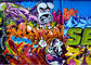 สีอะคริลิคแบบกำหนดเอง Graffiti Paint Spray Cans กับ Matt / Gloss / Semi-gloss Color